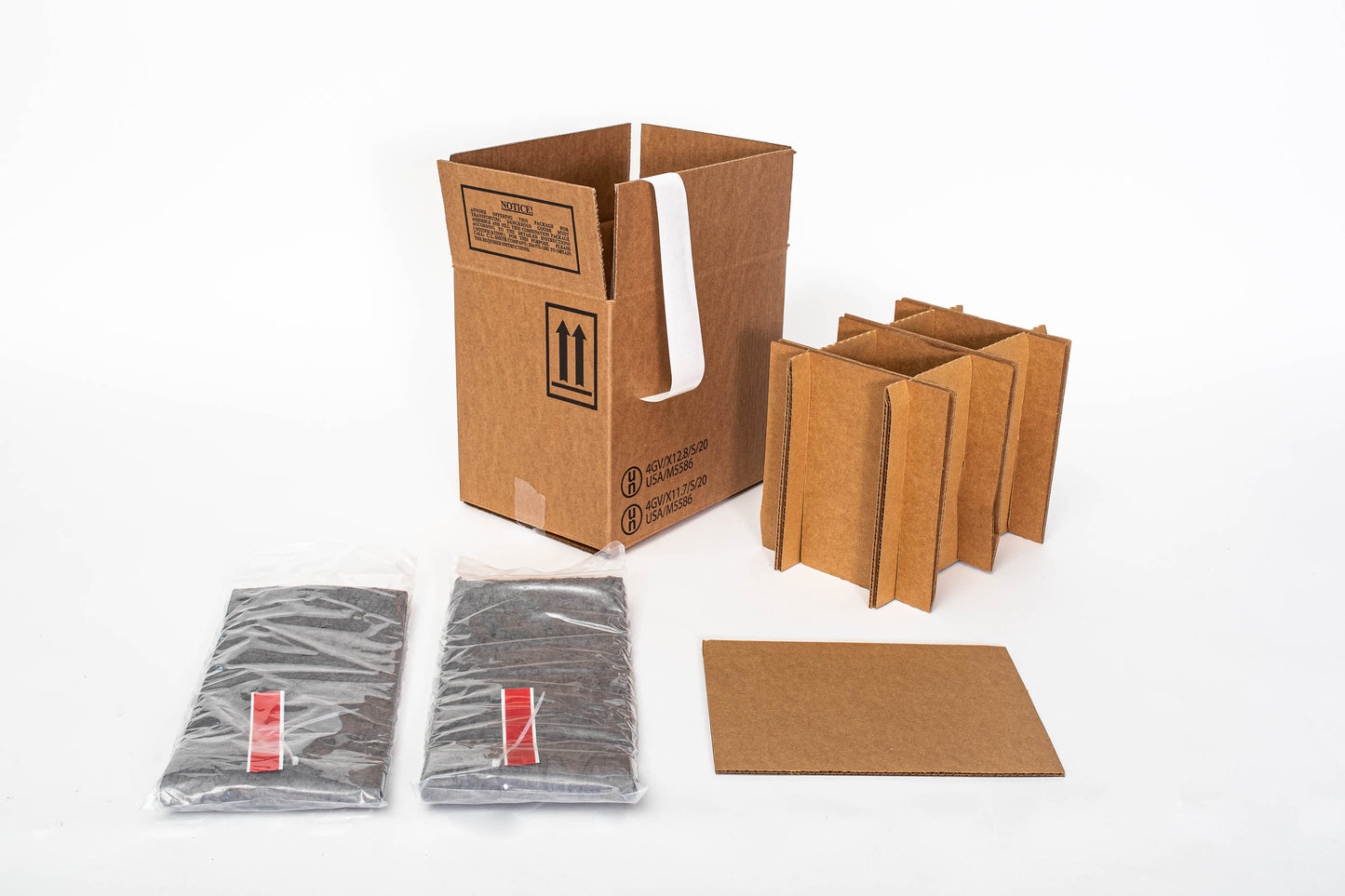 UN4GV 2-in 1 Liter/32oz (or less) Absorbent Bag Packaging Kit