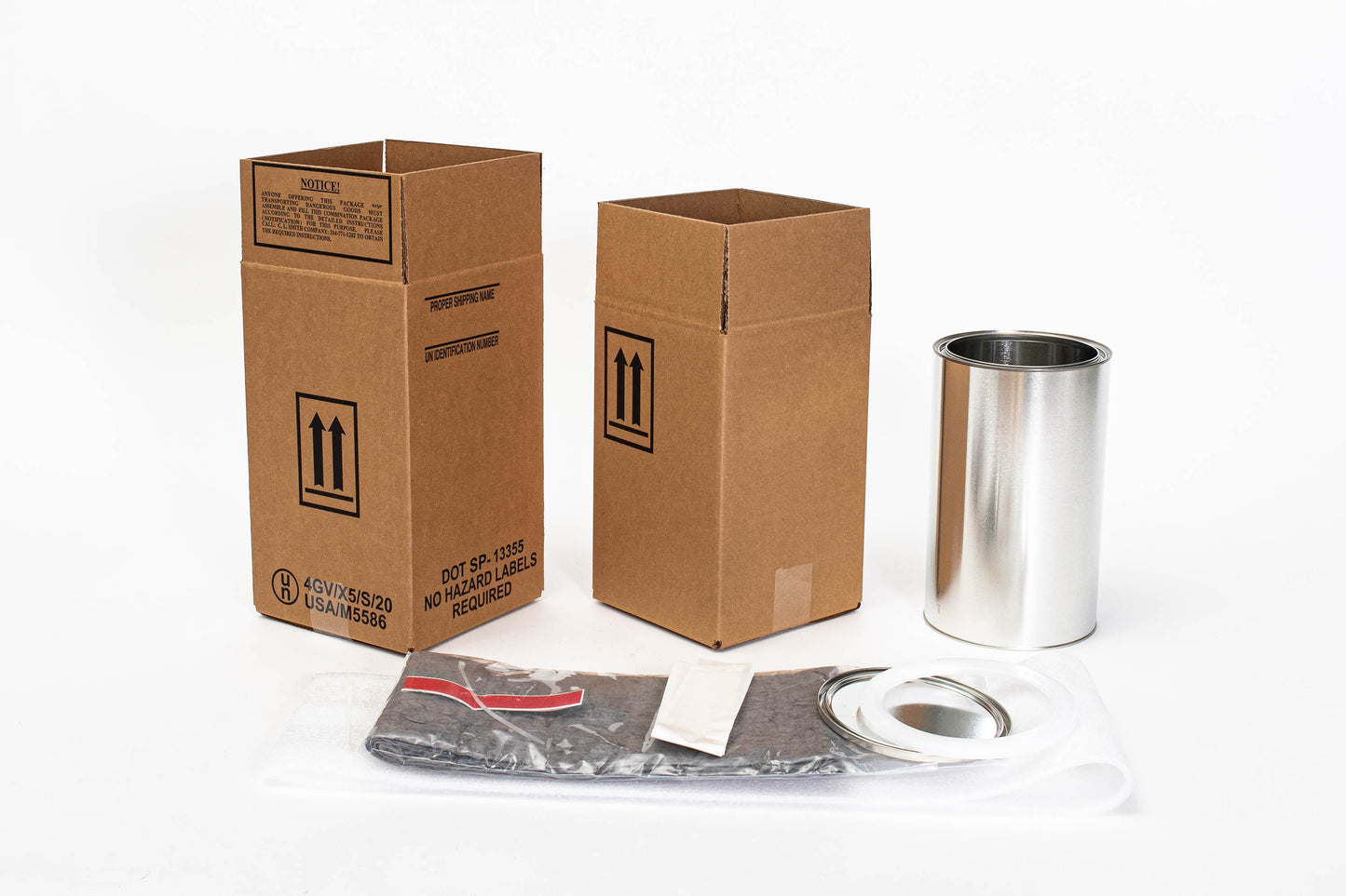 UN4GV 1-in 1 Liter/32 oz (or less) Special Permit Packaging Kit