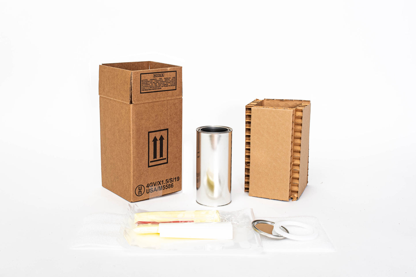 UN4GV 1-in 250 ml/8 oz or Less Special Permit Packaging Kit